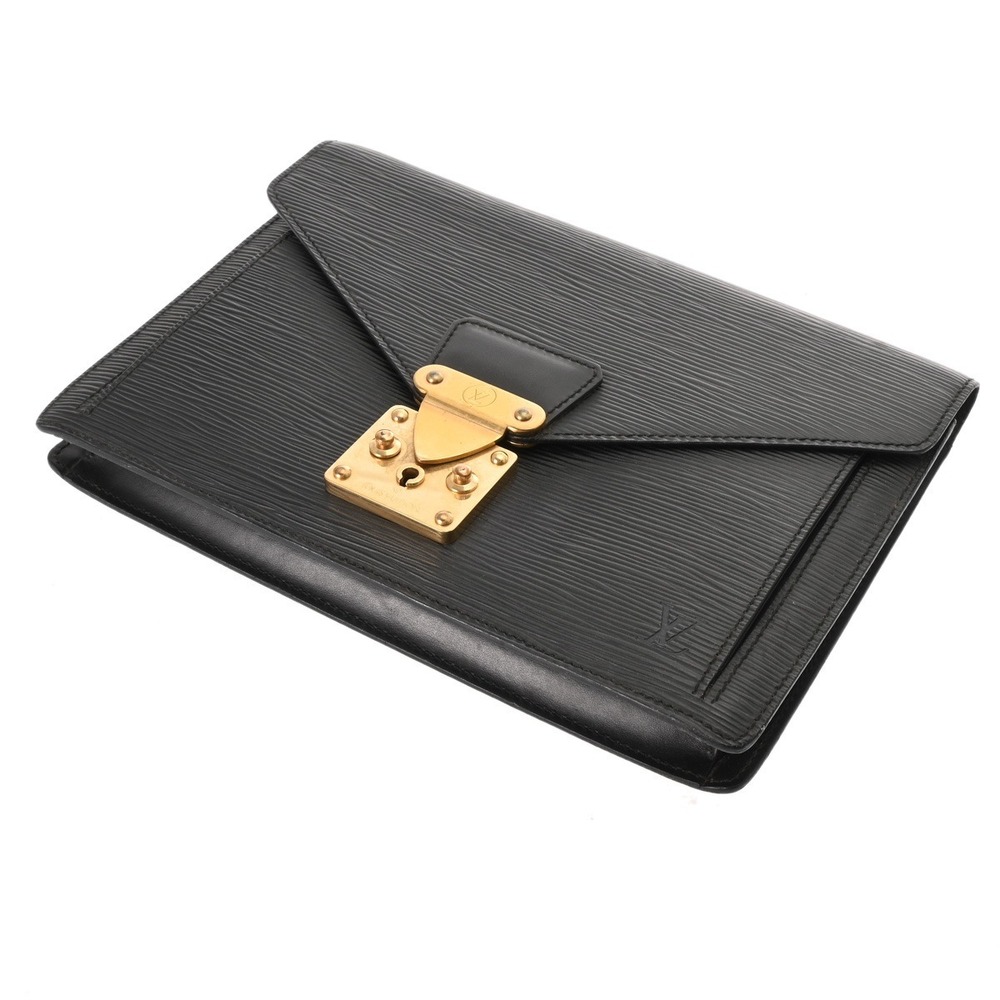 Louis Vuitton Epi Series Dragonne Noir Black Leather Shoulder Bag - Picture 3 of 10